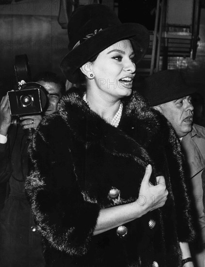 Sophia Loren and Carlo Ponti.