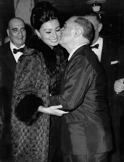 Sophia Loren and Carlo Ponti.