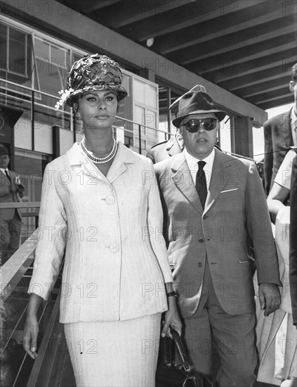 Sophia Loren and Carlo Ponti.