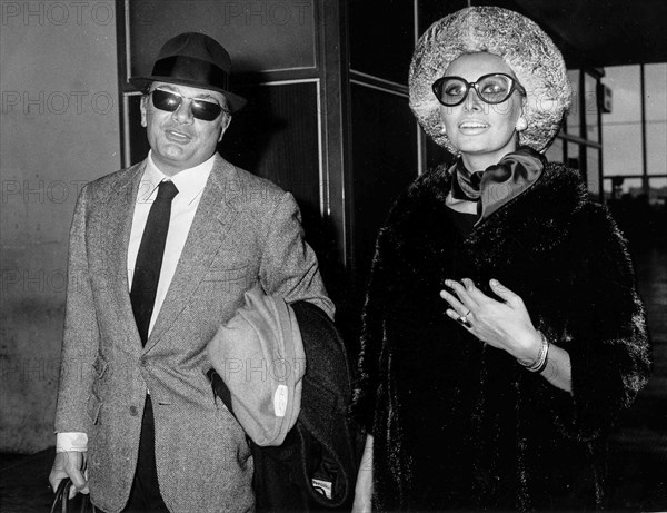 Sophia Loren and Francesco Rosi.