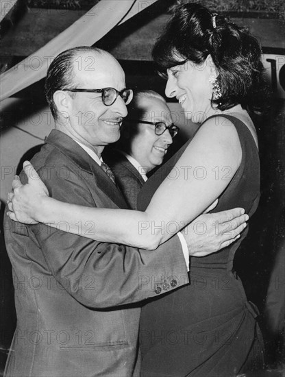 Anna Magnani and Aldo Tonti.