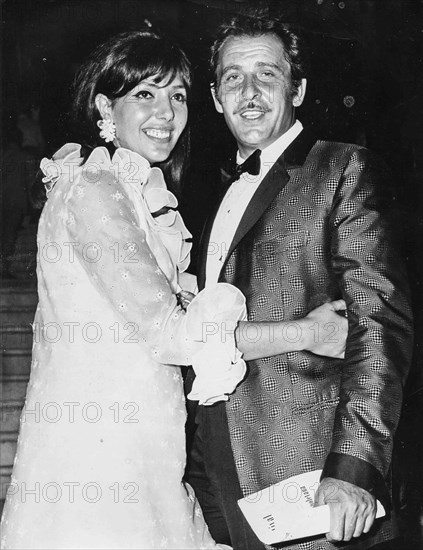 Domenico Modugno and Franca Gandolfi.