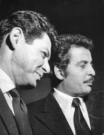 Domenico Modugno and Eddie Fisher.