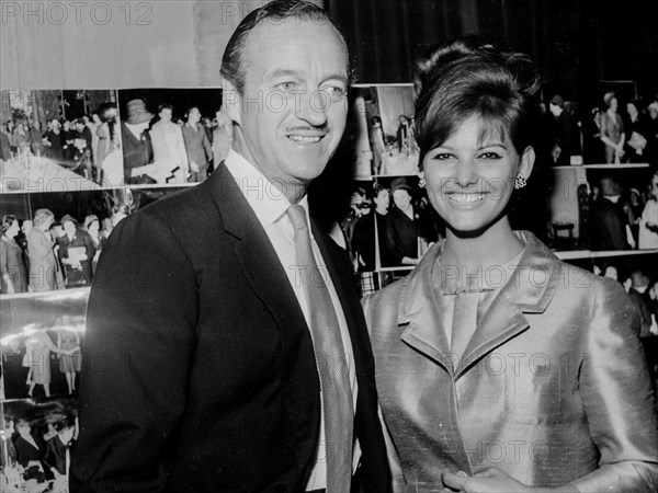 David Niven and Claudia Cardinale.