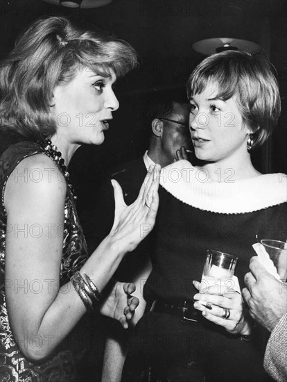 Melina Merkouri and Shirley Maclaine.