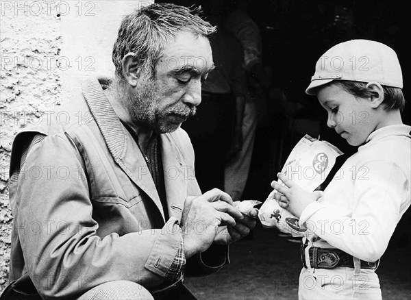 Anthony Quinn With Son Lorenzo.