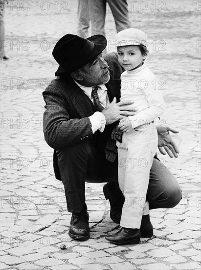 Anthony Quinn With Son Lorenzo.