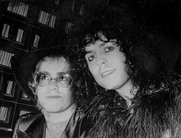 Elton John and Marc Bolan.