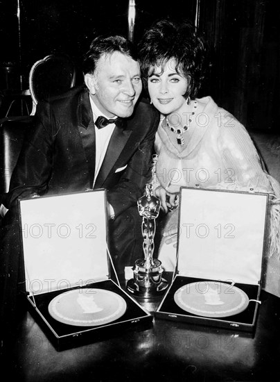 Elizabeth Taylor and Richard Burton.