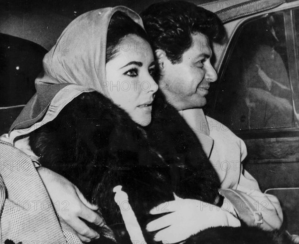 Elizabeth Taylor and Eddie Fisher.