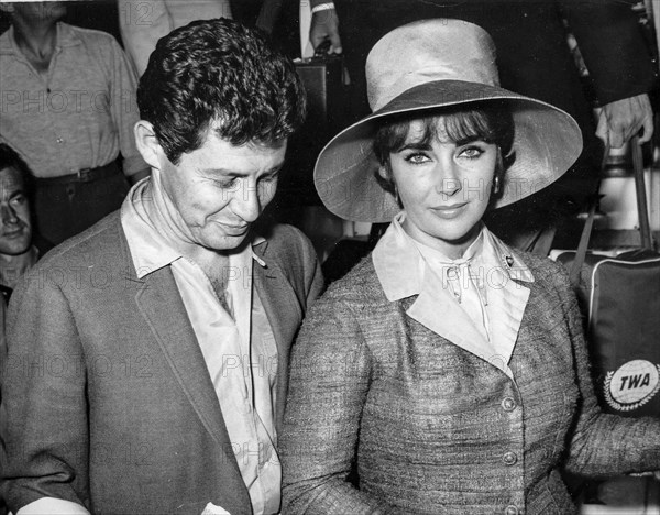 Elizabeth Taylor and Eddie Fisher.