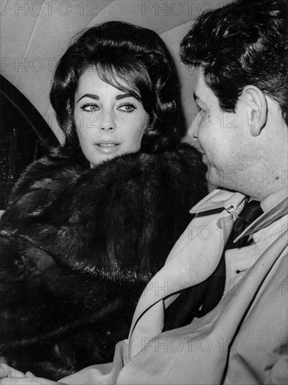 Elizabeth Taylor and Eddie Fisher.