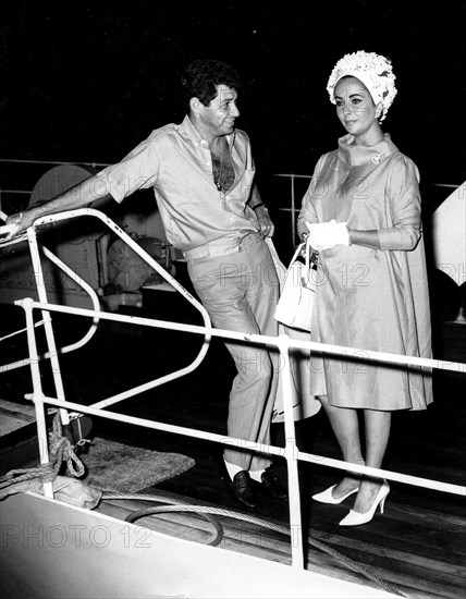 Elizabeth Taylor and Eddie Fisher.