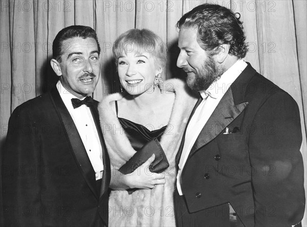 Peter Ustinov and Shirley Maclaine.