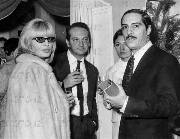 Monica Vitti, Pasquale Festa Campanile, Erminia Ferrari and Nino Manfredi.