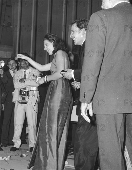 Domenico Modugno and Ornella Vanoni.