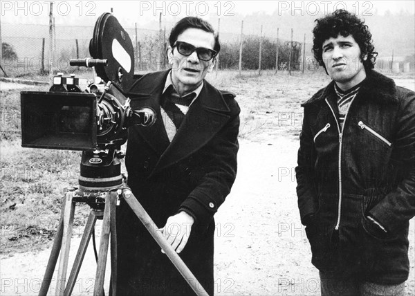 Pier Paolo Pasolini and Ninetto Davoli.