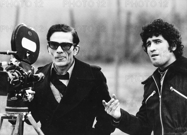 Pier Paolo Pasolini and Ninetto Davoli.