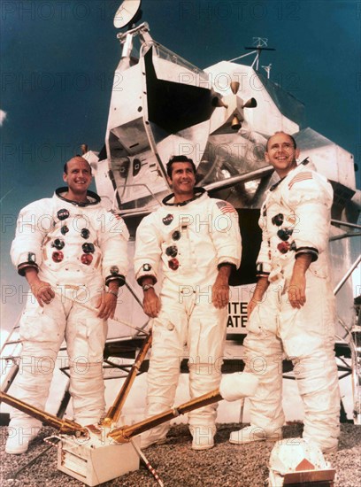 Charles Conrad, Richard Gordon and Alan Bean.