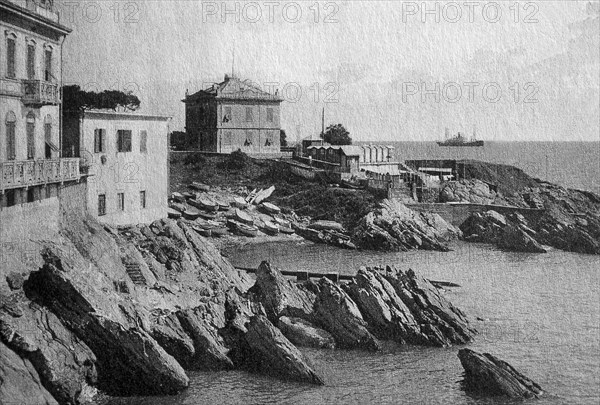 Italy. Liguria. Genova. Rione Quinto. An Early Twentieth-century