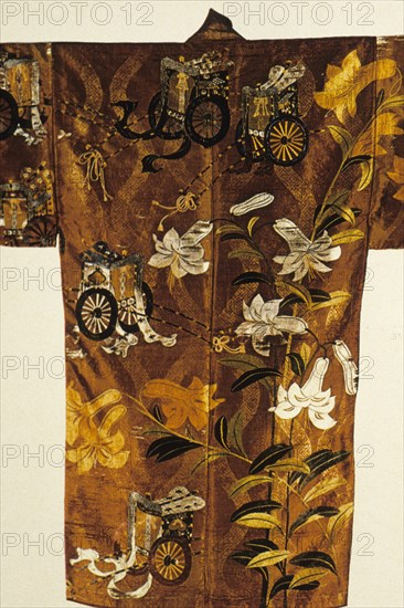 Japan Old Kimono Used During Kabuki Theatre Performances