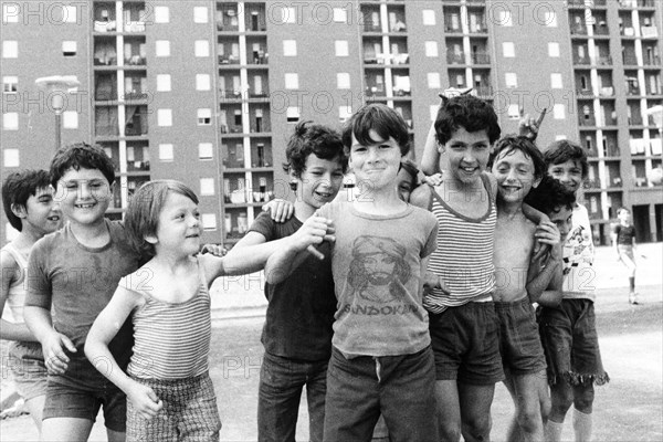 Italy, milan, suburbs, 1970