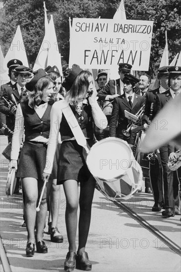 Italy, abruzzo, schiavi d'abruzzo, 1970