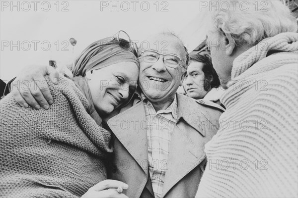 Santiago carrillo, melina mercouri, jules dassin, 1977