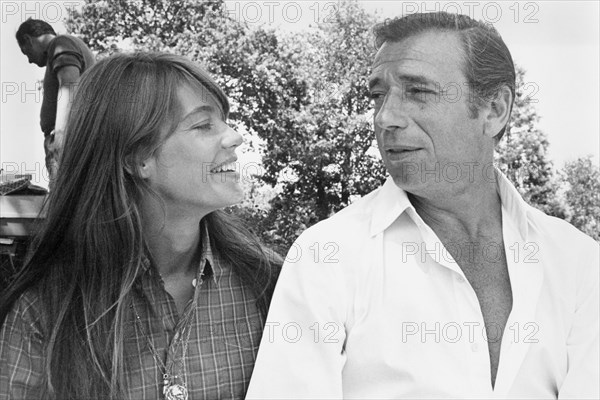 Francoise hardy, yves montand, 1966
