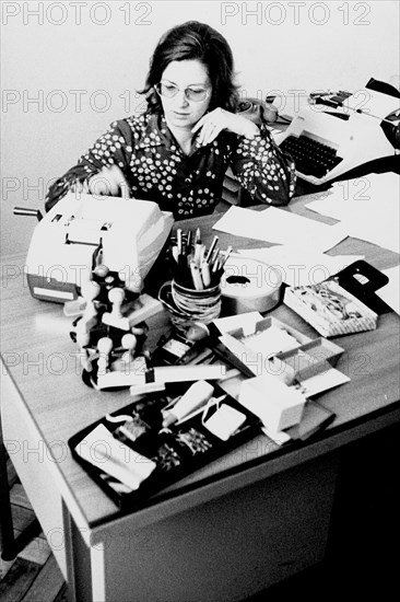 Accounting office, Italy 1975