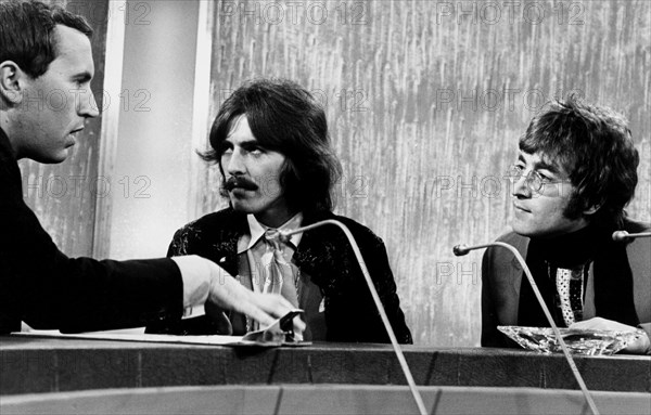 David frost, george harrison, john lennon, 1967