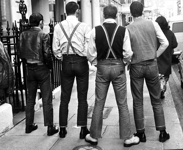 London, mods group, 1975