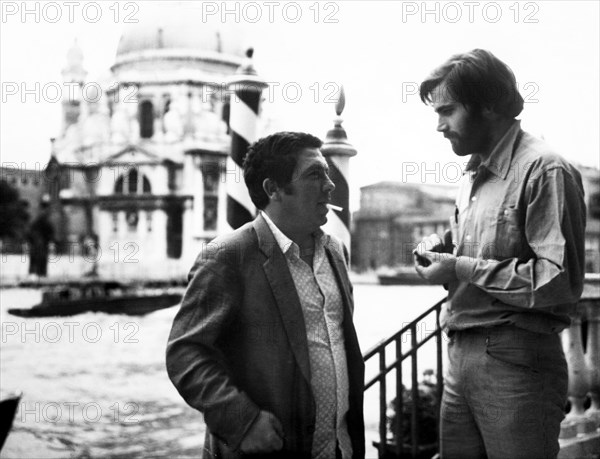 Elio petri, franco nero, venice, 1968