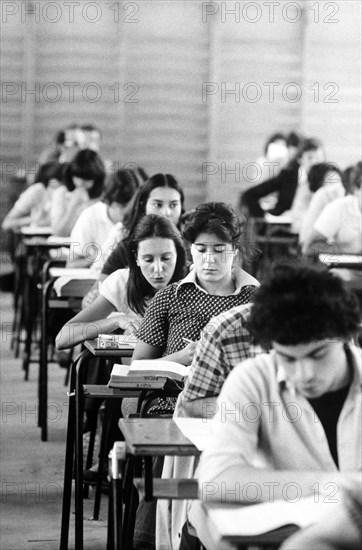 Italy, baccalaureate, 70s