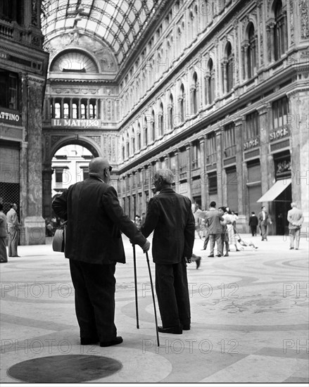 Galleria umberto I, naples, 60's