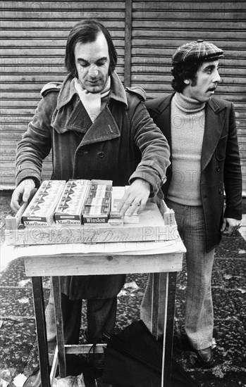 Smuggled cigarettes, naples, 70's