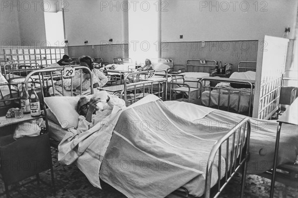 Patients at policlinico hospital in rome