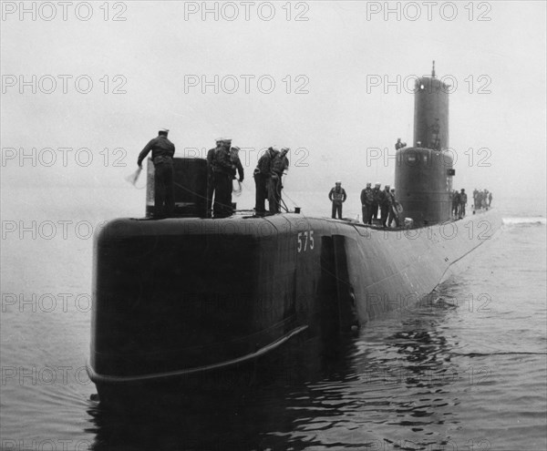 Uss seawolf SSN 575, 10th october 1958