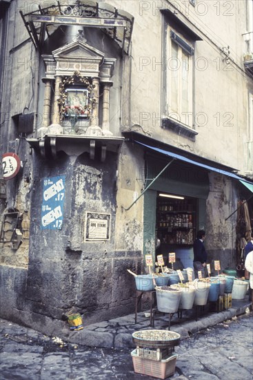 Italy, campania, naples, delicatessen, 70's