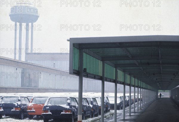 Innocenti factory lambrate, italy, 70's