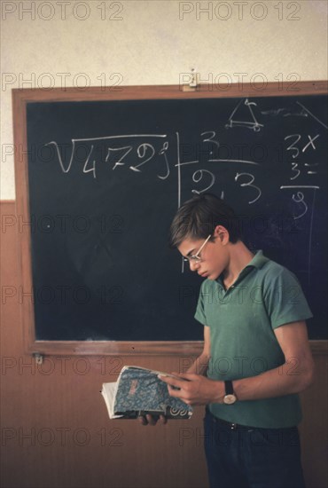 University student, milan, 70's