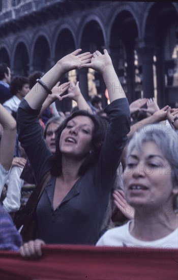 Femminist demonstration, 70's