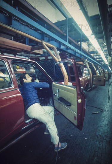 Fiat car industry, turin, 70's