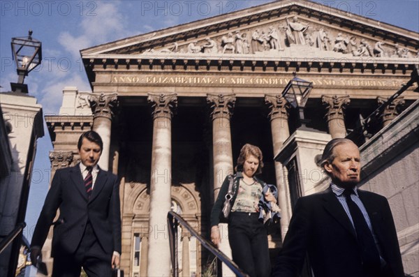 Uk, city of london, royal exchange, 70's