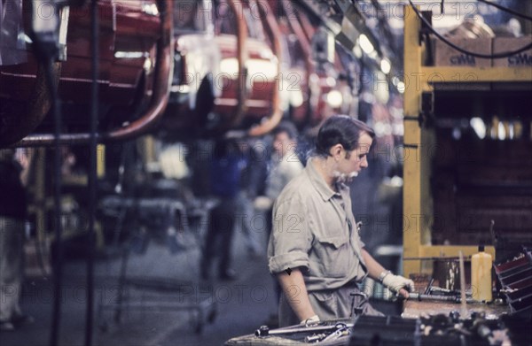 Worker of fiat, turin, 70's