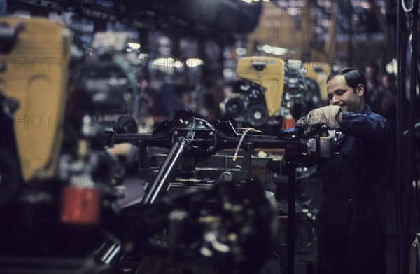 Worker of fiat, turin, 70's