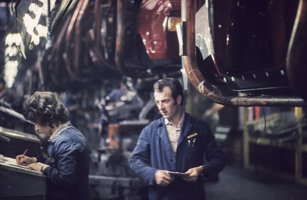 Worker of fiat, turin, 70's