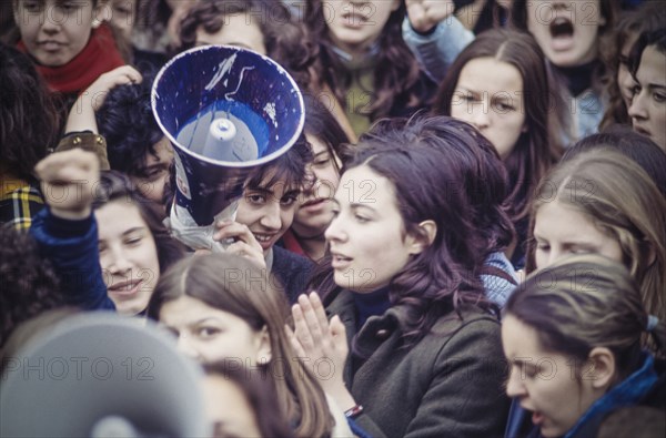 Students demonstration, 1985