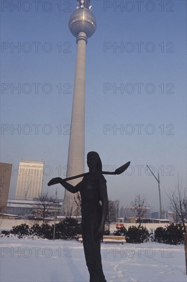 Alexanderplatz, east berlin, east germany, 70's