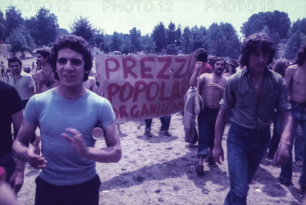 Festa del Proletariato Giovanile, lambro park, milan, 1976